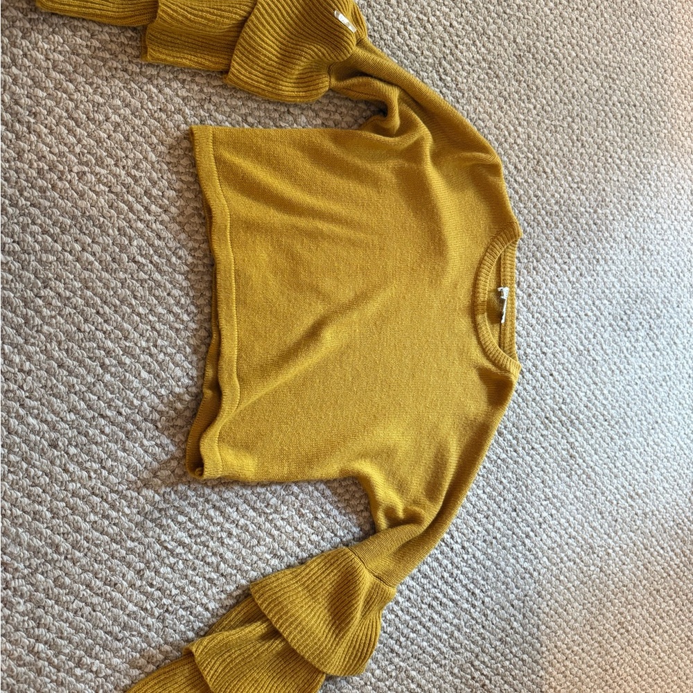 Forever 21 Golden Knit Top